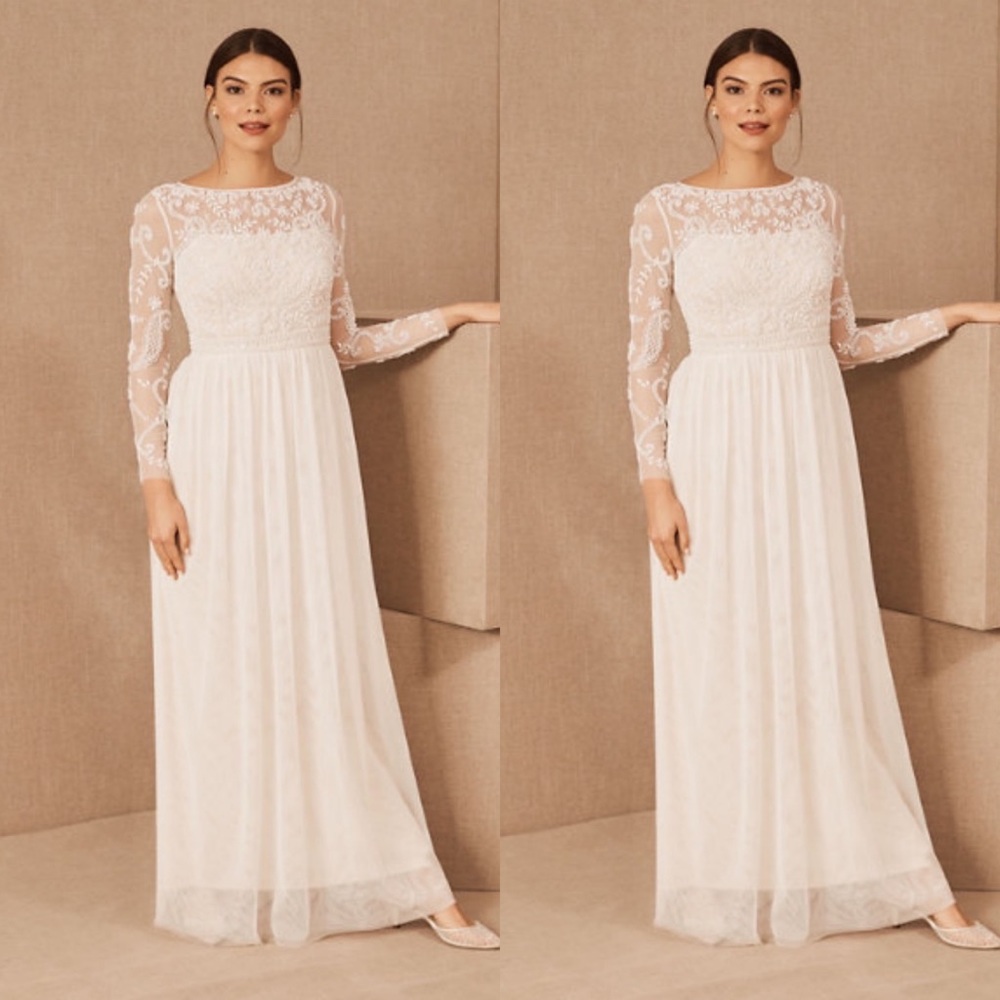 💯 Anthropologie x BHLDN Sinclair Dress Size 12